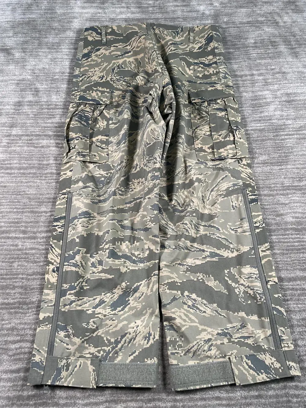 Propper APECS Pants Mens 34x30 Green ABU Camo Cargo Ankle Zip Nylon Military